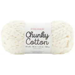 Premier&reg; Chunky Cotton&trade; Yarn White