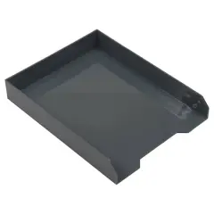 JAM Paper Stackable Desktop Paper Tray, 2ct. Gray