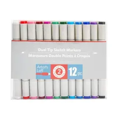 Dual Tip Jewel Tone Sketch Marker Set by Artist's Loft&trade;