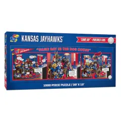 College Game Day in the Dog House 1,000 Piece Puzzle Kansas Jayhawks