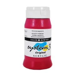 Daler-Rowney&reg; Original System 3 Acrylic, 500mL 412 Process Magenta