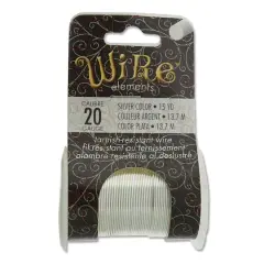 The Beadsmith&reg; Wire&trade; Elements 20 Gauge Tarnish-Resistant Wire Silver