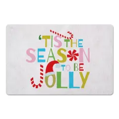 Tis the Season to be Jolly 27x18 Floor Mat