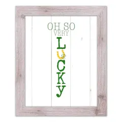 Oh So Lucky Framed Print 16" x 20" Western White Framed Print