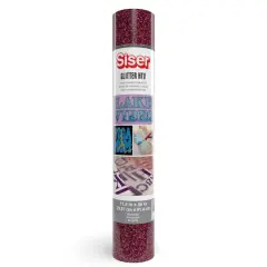 Siser&reg; Glitter Heat Transfer Vinyl, 36" Burgundy