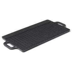 THE ROCK by Starfrit Traditional Cast Iron Reversible Grill Griddle