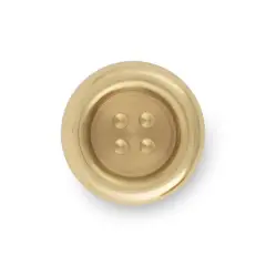 Dritz&reg; Bright Brass Button Knob
