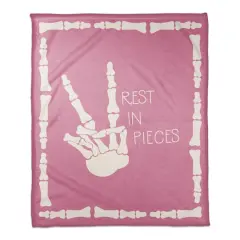 Rest in Pieces Fleece Blanket