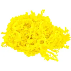 JAM Paper Crinkle Cut Shred Tissue Paper, 2oz. Yellow