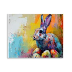 Stupell Industries Easter Joy Abstract Wall Plaque Art