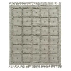 Hello Honey&reg; Grey Cotton Chenille Throw Blanket