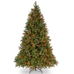 6.5ft. Pre-Lit Downswept Douglas&reg; Fir Tree, Multicolor Lights