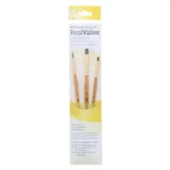 Princeton&trade; RealValue&trade; Synthetic Hair Brush 3 Piece Set