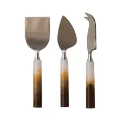 Hello Honey&reg; Multicolor Stainless Steel Cheese Knives