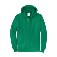 Port & Company&reg; Core Fleece Full-Zip Hooded Sweatshirt Kelly