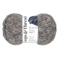 Heathered Tweed&trade; Yarn by Loops & Threads&reg; Gray Blush