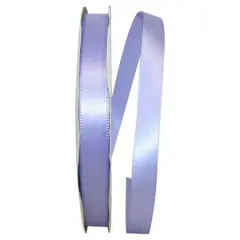 JAM Paper 5/8" x 100yd. Satin Single Face Ribbon Iris