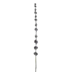 Gray Lavender Pom Pom Stem, 6ct.