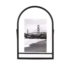 6" x 9" Arch Float Tabletop Frame by Studio D&eacute;cor&reg; Treasured Finds Black