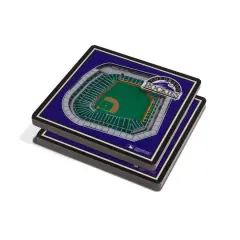 MLB 3D StadiumView Coasters Colorado Rockies