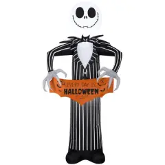5ft. Airblown&reg; Inflatable Disney Jack Skellington with Banner