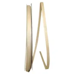 JAM Paper 1/4" Grosgrain Texture Ribbon Natural