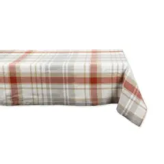 DII&reg; 120" Plaid Thanksgiving Cozy Picnic Tablecloth