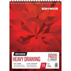 Koh-I-Noor&reg; Spiral Heavy Drawing Pad