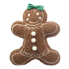 18" Gingerbread Cookie Throw Pillow by Ashland&reg;