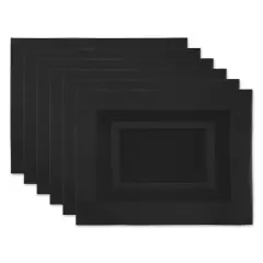 DII&reg; Black Double Frame Placemats, 6ct.