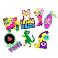 Groovy Dino Vinyl Die Cut Stickers by Recollections&trade;