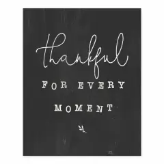 Thankful For Every Moment Tabletop Canvas