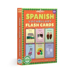 eeBoo Kids Spanish Vocabulary Flash Cards