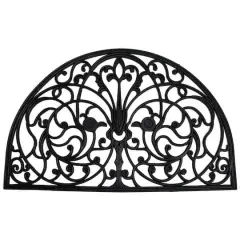 DII&reg; J&M French Arch Half Round Rubber Doormat