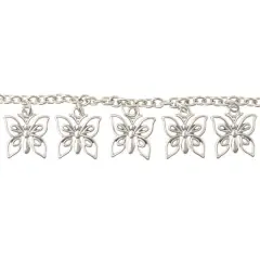 Silver Iron Butterfly Necklace by Bead Landing&trade;
