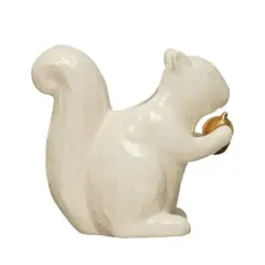 Hello Honey&reg; 5" Stoneware Squirrel Vase