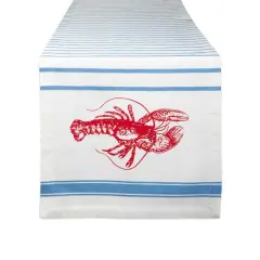 DII&reg; 72" Lobster Stripe Table Runner