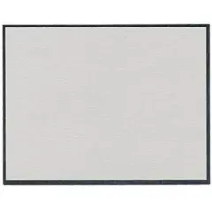 JAM Paper A2 Gray Linen with Silver Foil Trim Notecards