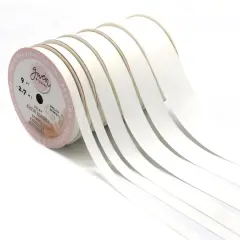 Gwen Studios 18yd. Satin Ribbon Set White