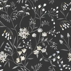 RoomMates Meadow Mix Peel & Stick Wallpaper Black/White