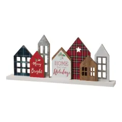 Glitzhome&reg; 20" Home for the Holidays D&eacute;cor Accent