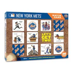 Major League Baseball Licensed Memory Match Game New York Mets
