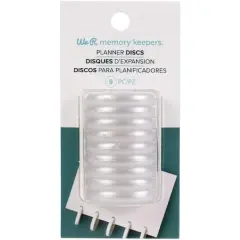 We R Memory Keepers&reg; Pearl Crop-A-Dile Power Punch Planner Discs, 9ct.