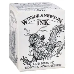 Winsor & Newton&reg; Drawing Ink, 14mL Liquid Indian Ink
