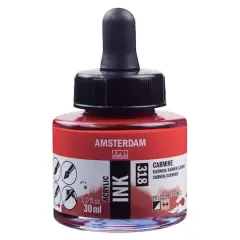 Amsterdam Acrylic Ink, 1oz. 318 Carmine