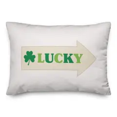Lucky Arrow 14" x 20" Throw Pillow