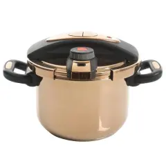 Kenmore&reg; Bloomfield 6qt. Rose Gold Aluminum Pressure Cooker