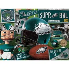 Retro Series Wooden Puzzle Philadelphia Eagles