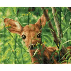 Diamond Dotz&reg; Intermediate Forest Babe Pre-Framed Diamond Painting Kit