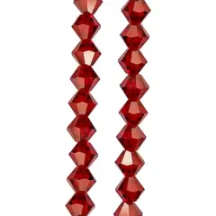 Preciosa Glass Crystal Bicone Beads, 4mm by Bead Landing&trade; Siam